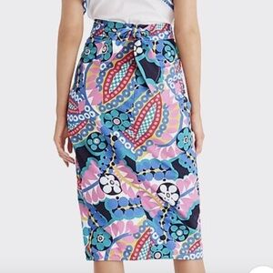 J Crew Floral Patterned Skirt
